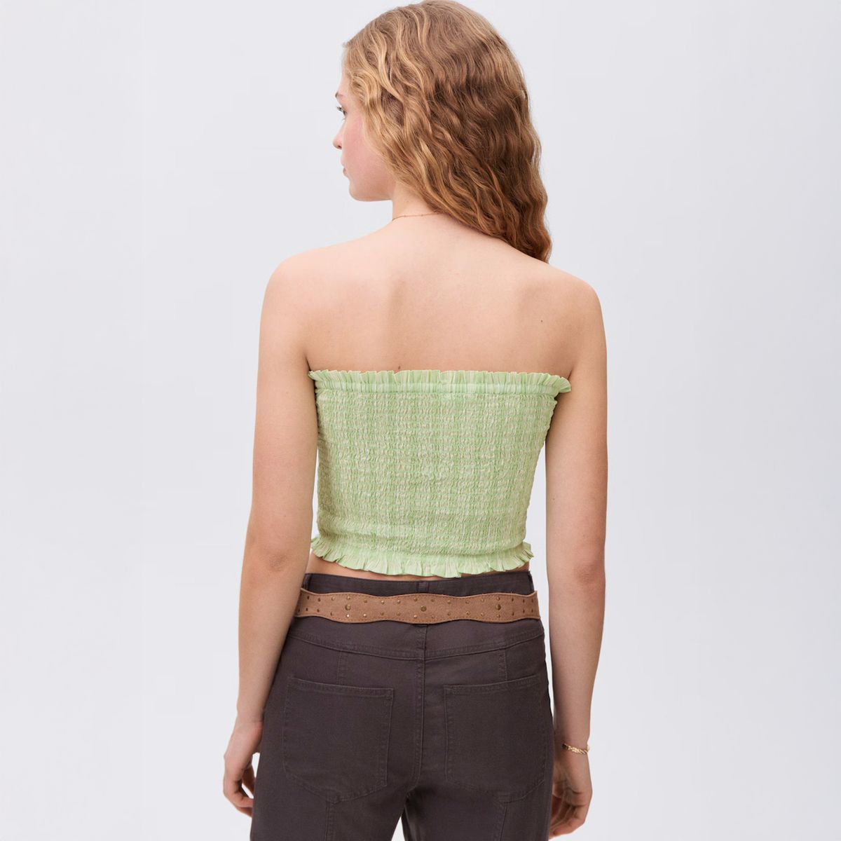 MANGO TEEN - Top Palabra De Honor Mujer Mango Teen