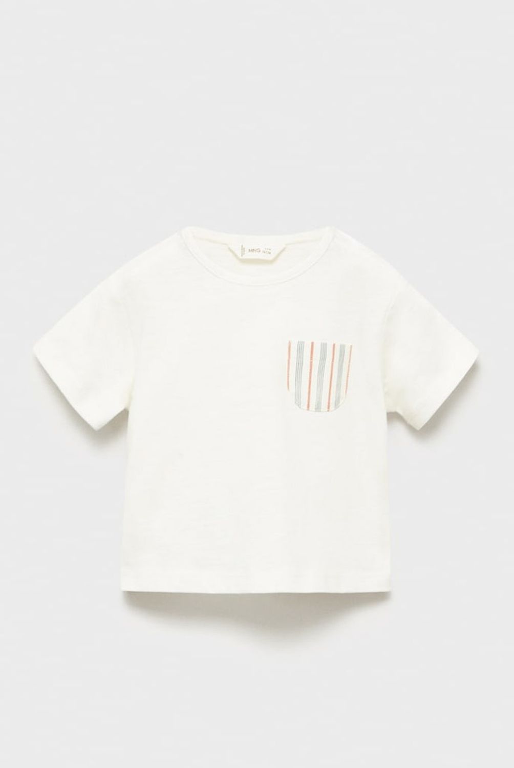 MANGO KIDS - Polera Bolsillo Parche Unisex Bebé Mango Kids