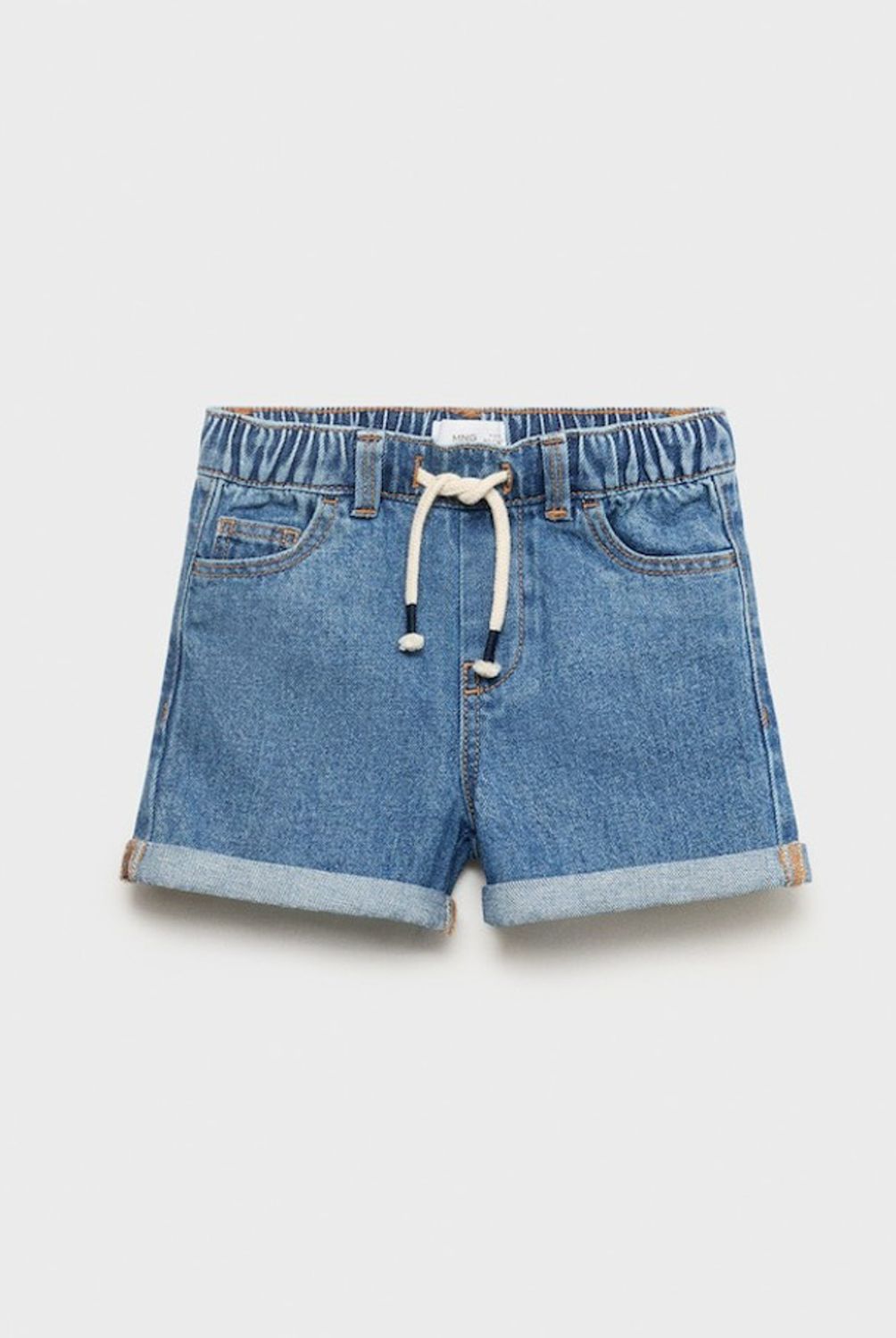 MANGO KIDS - Bermudas Vaqueras Cordón Bebé Niño Mango Kids