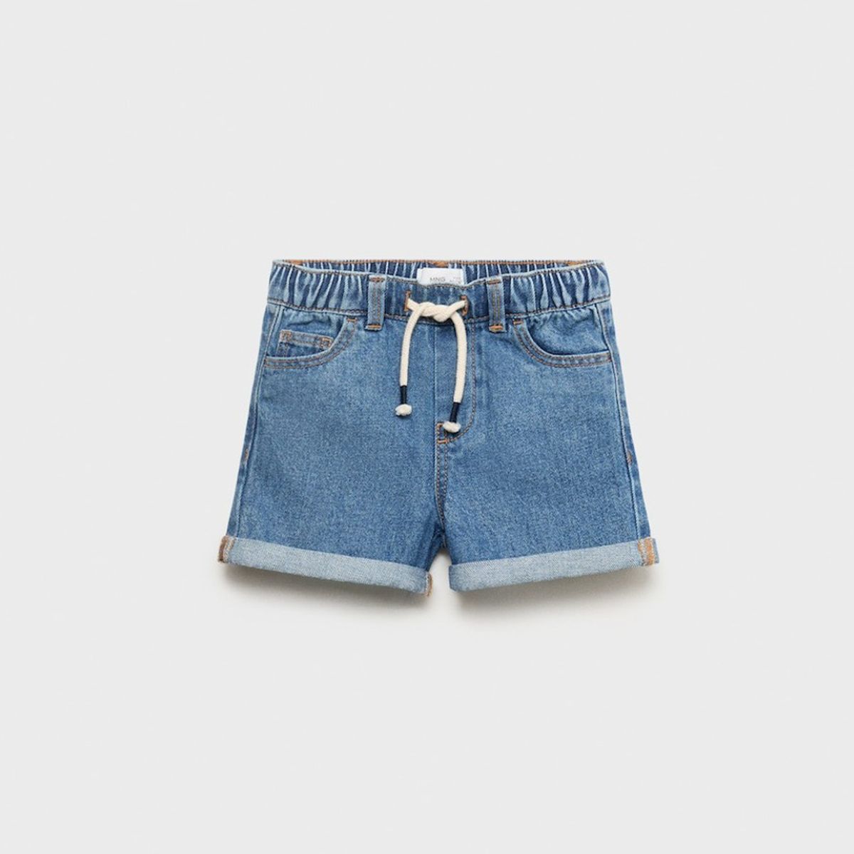 MANGO KIDS - Bermudas Vaqueras Cordón Bebé Niño Mango Kids