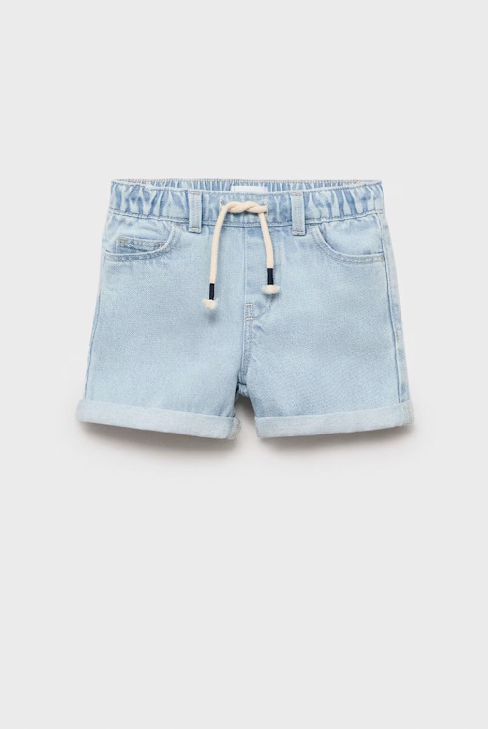 MANGO KIDS - Bermudas Vaqueras Cordón Bebé Niño Mango Kids