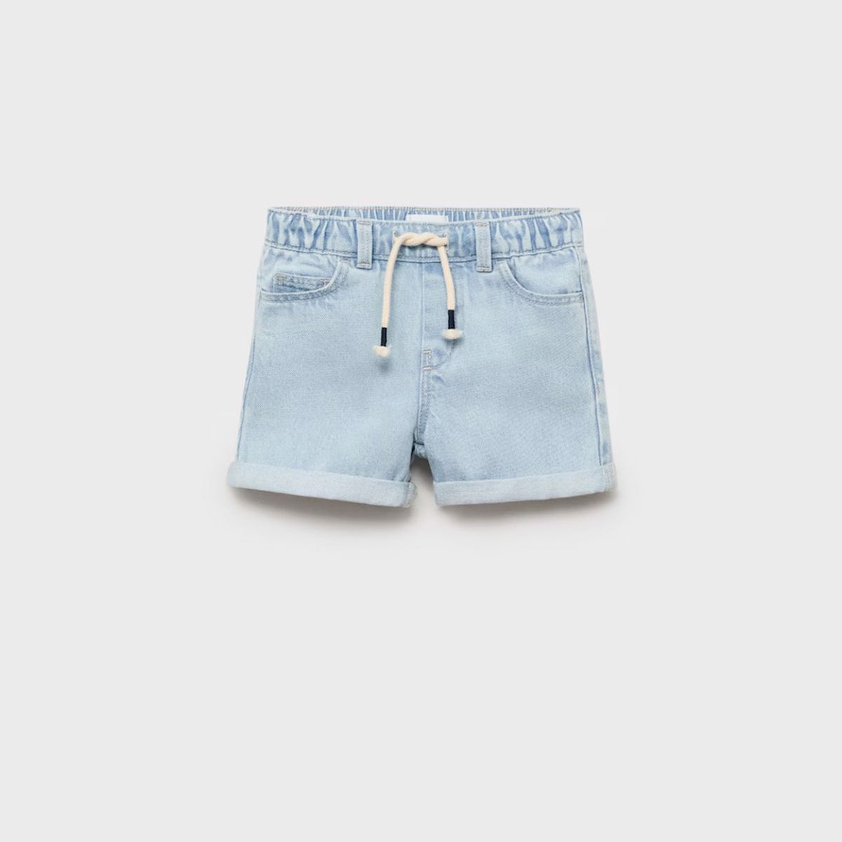 MANGO KIDS - Bermudas Vaqueras Cordón Bebé Niño Mango Kids
