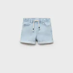MANGO KIDS - Bermudas Vaqueras Cordón Bebé Niño