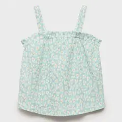 MANGO KIDS - Top Tirantes Estampado Bebé Niña