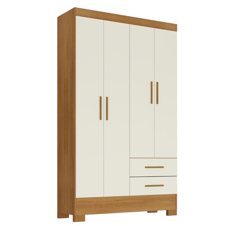 MOBILFRANK Clóset 4 Puertas 2 Cajones 2 Colores