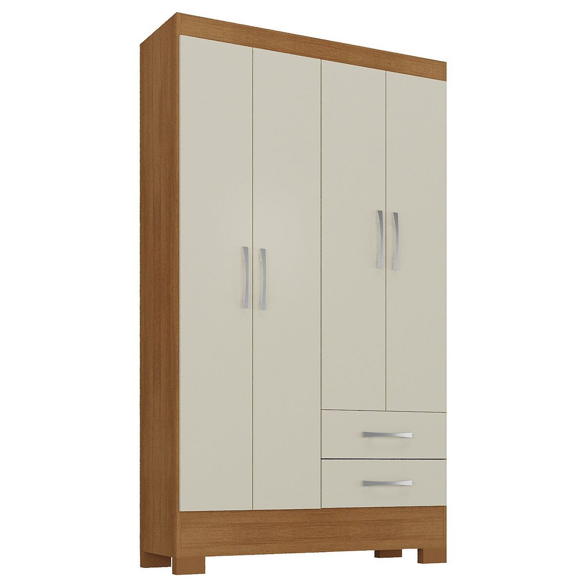 MOBILFRANK - Clóset 4 Puertas 2 Cajones 2 Colores Mobilfrank