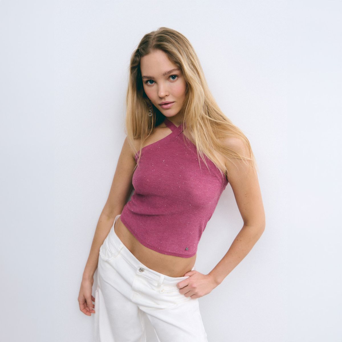 BROWNIE - Top Punto Lentejuela Mujer Brownie