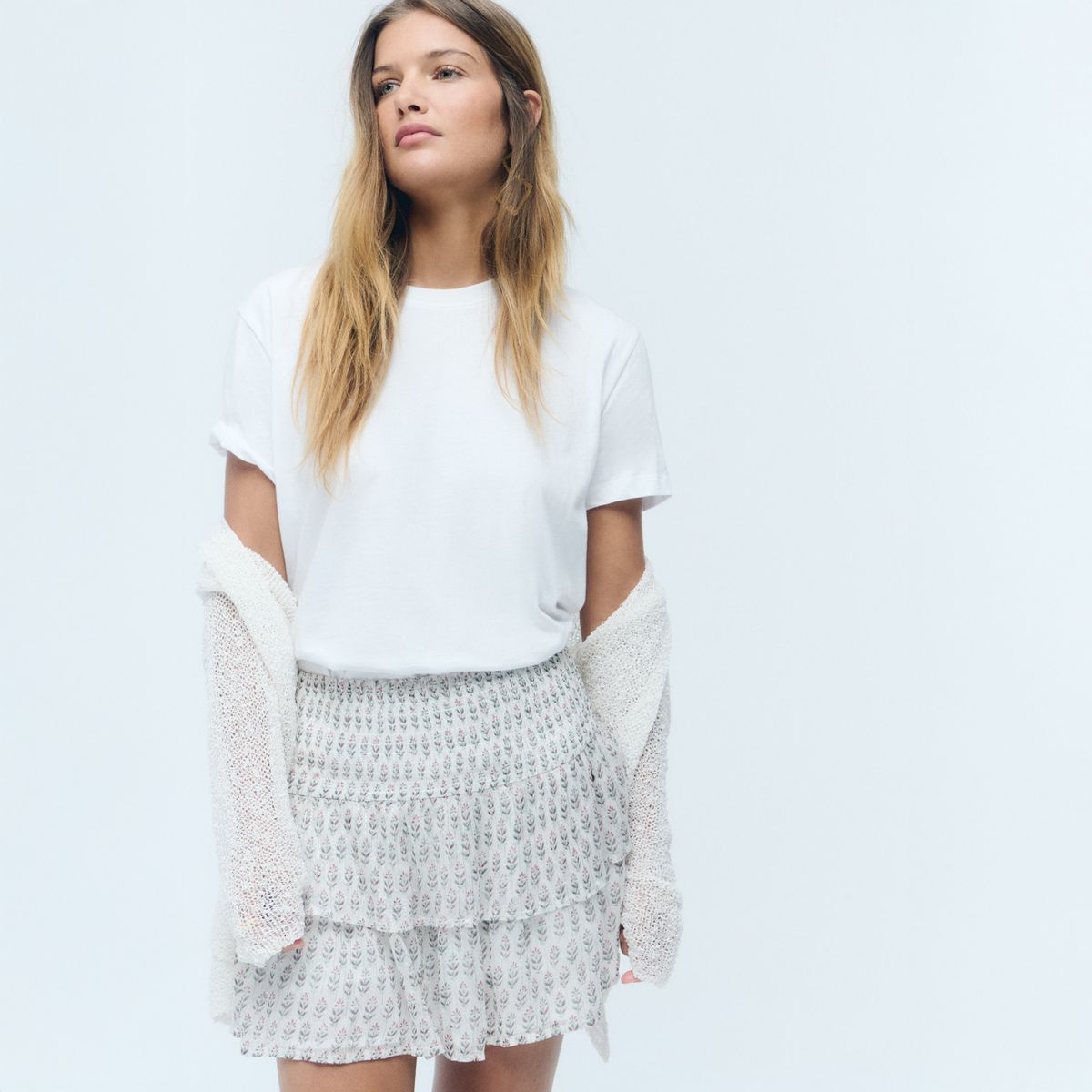 BROWNIE - Falda Volantes Sello Indio Mujer Brownie