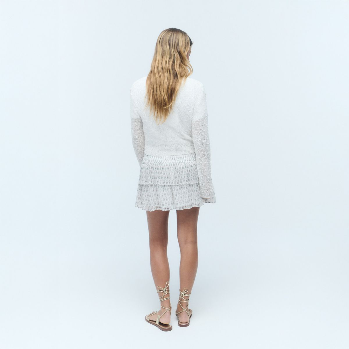 BROWNIE - Falda Volantes Sello Indio Mujer Brownie