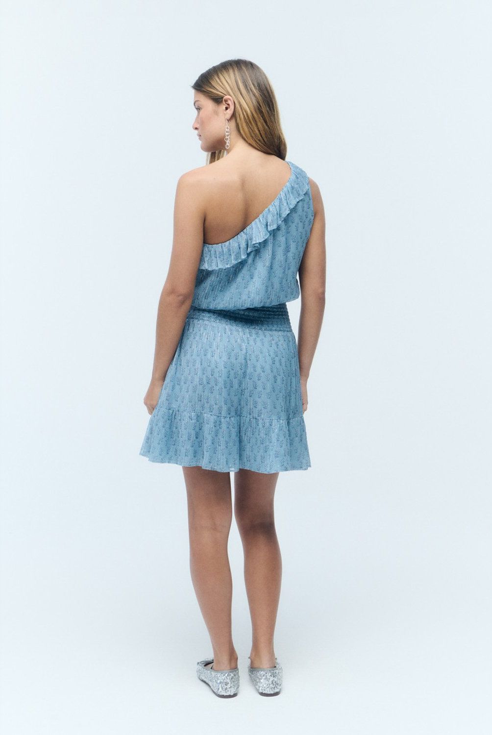 BROWNIE - Vestido Asimétrico Sello Indio Mujer Brownie