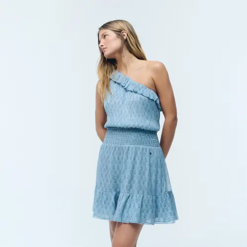 BROWNIE - Vestido Asimétrico Sello Indio Mujer