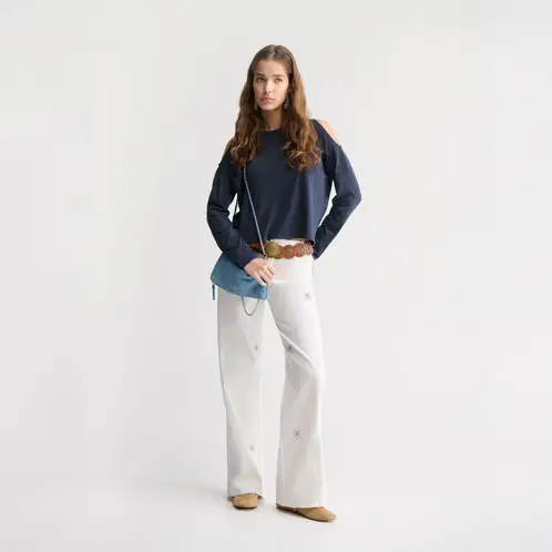 BROWNIE - Pantalón Estrellas Tachas Mujer