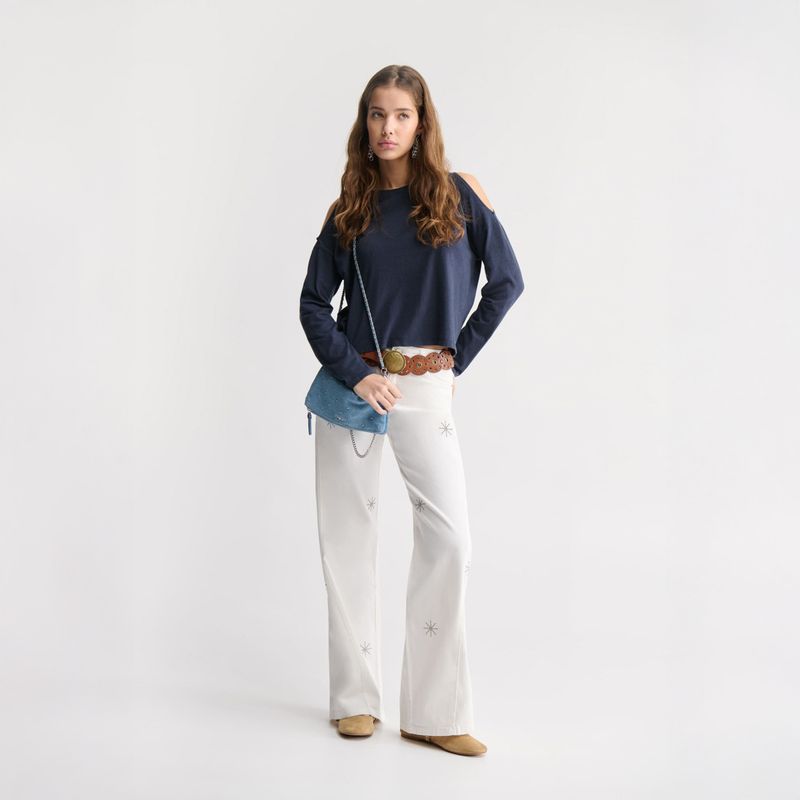 BROWNIE - Pantalón Estrellas Tachas Mujer Brownie
