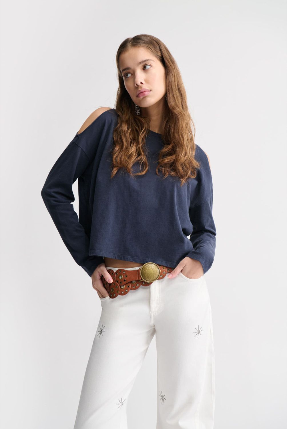 BROWNIE - Pantalón Estrellas Tachas Mujer Brownie