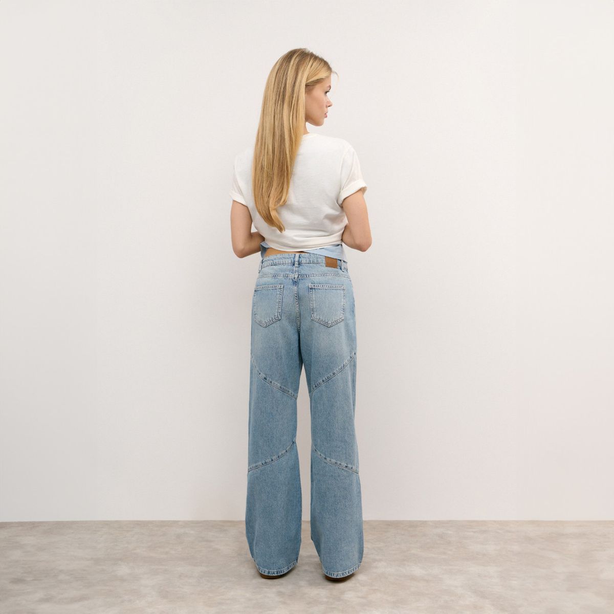 BROWNIE - Jeans Straight Tiro Bajo Mujer Brownie