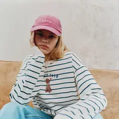 BROWNIE - Polerón Raya Tejida Print Mujer