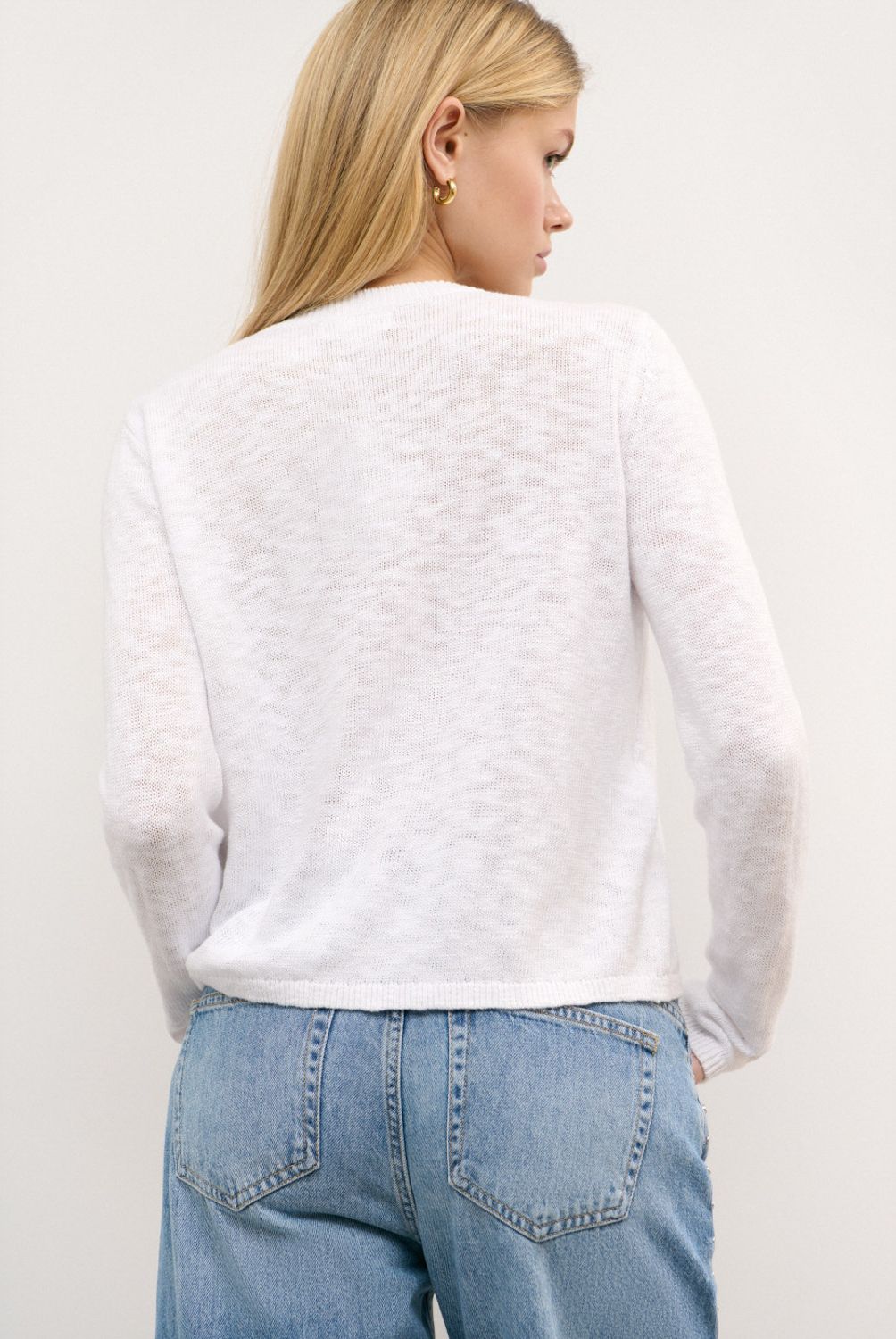 BROWNIE - Sweater Estrella Crudo+Navy Mujer Brownie