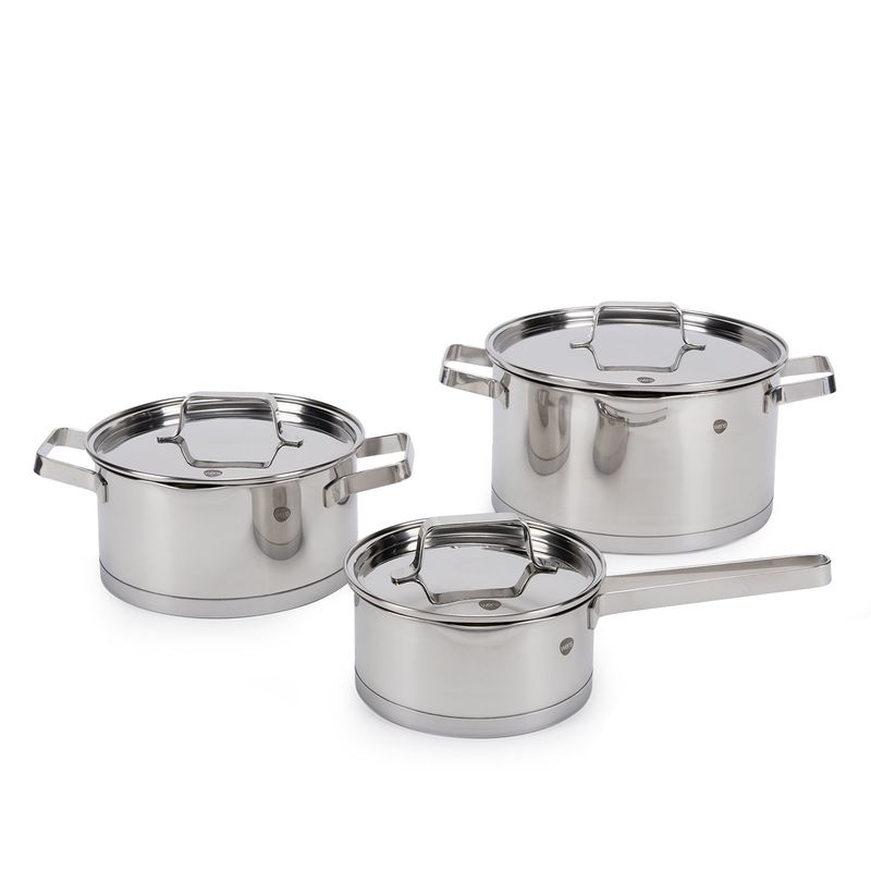 WENS - Batería de Cocina 6 Piezas Acero Inoxidable Serie 500 Wens