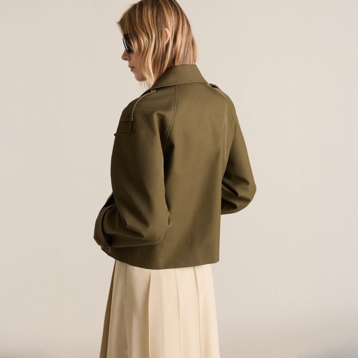 MANGO - Chaqueta Solapas Doble Botonadura Mujer Mango