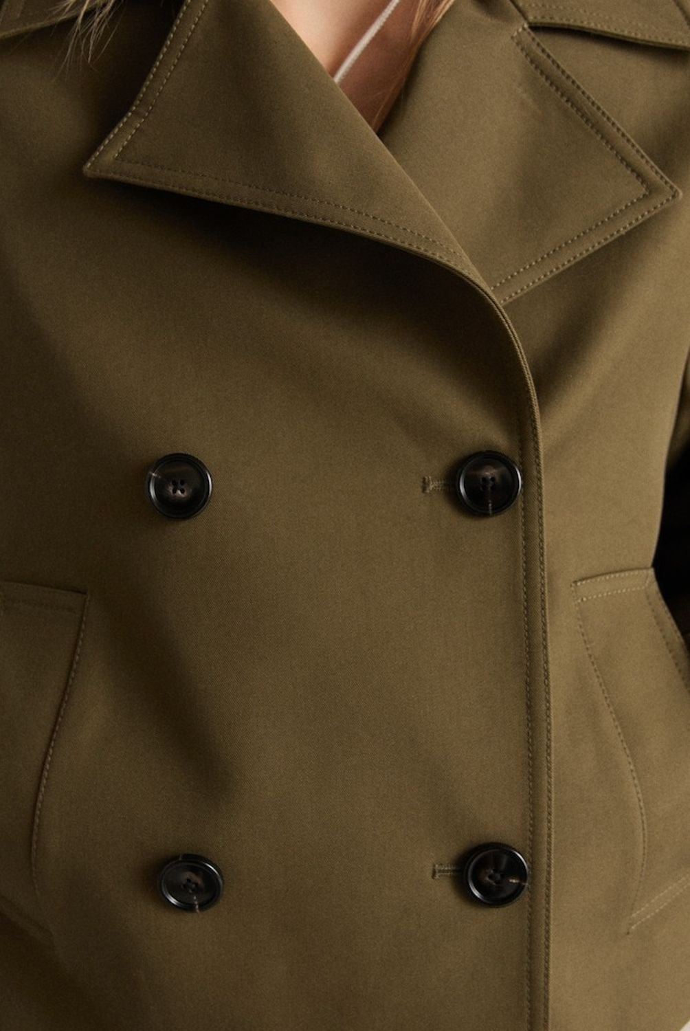 MANGO - Chaqueta Solapas Doble Botonadura Mujer Mango