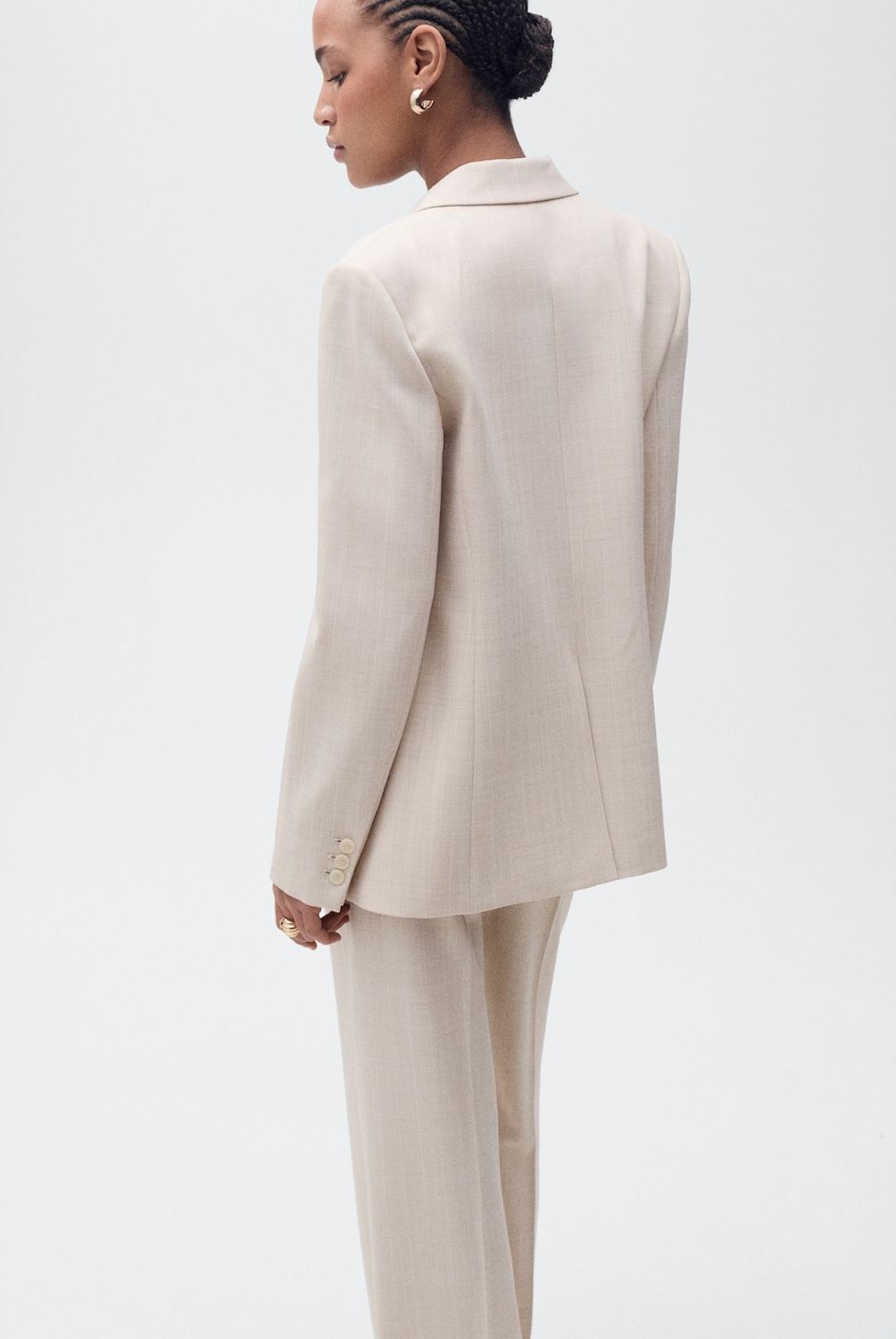 MANGO - Blazer Traje Estructura Mujer Mango
