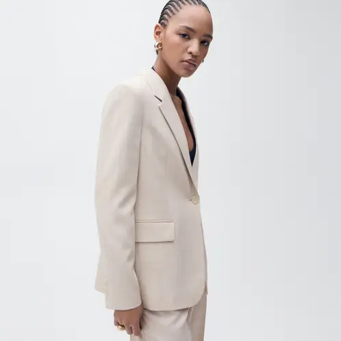 MANGO - Blazer Traje Estructura Mujer