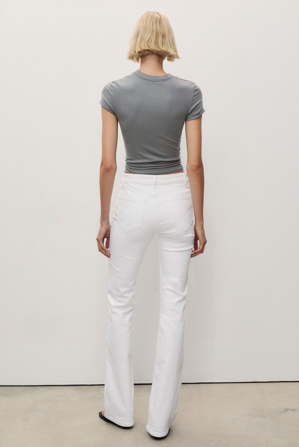 MANGO - Jeans Fiona Flare Tiro Medio Mujer Mango