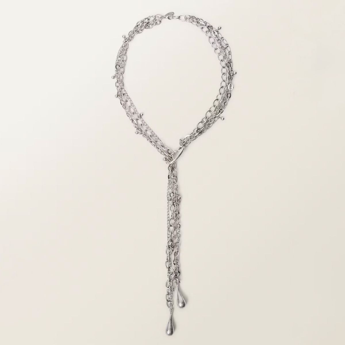 MANGO - Collar Cadenas Múltiples Mujer Mango