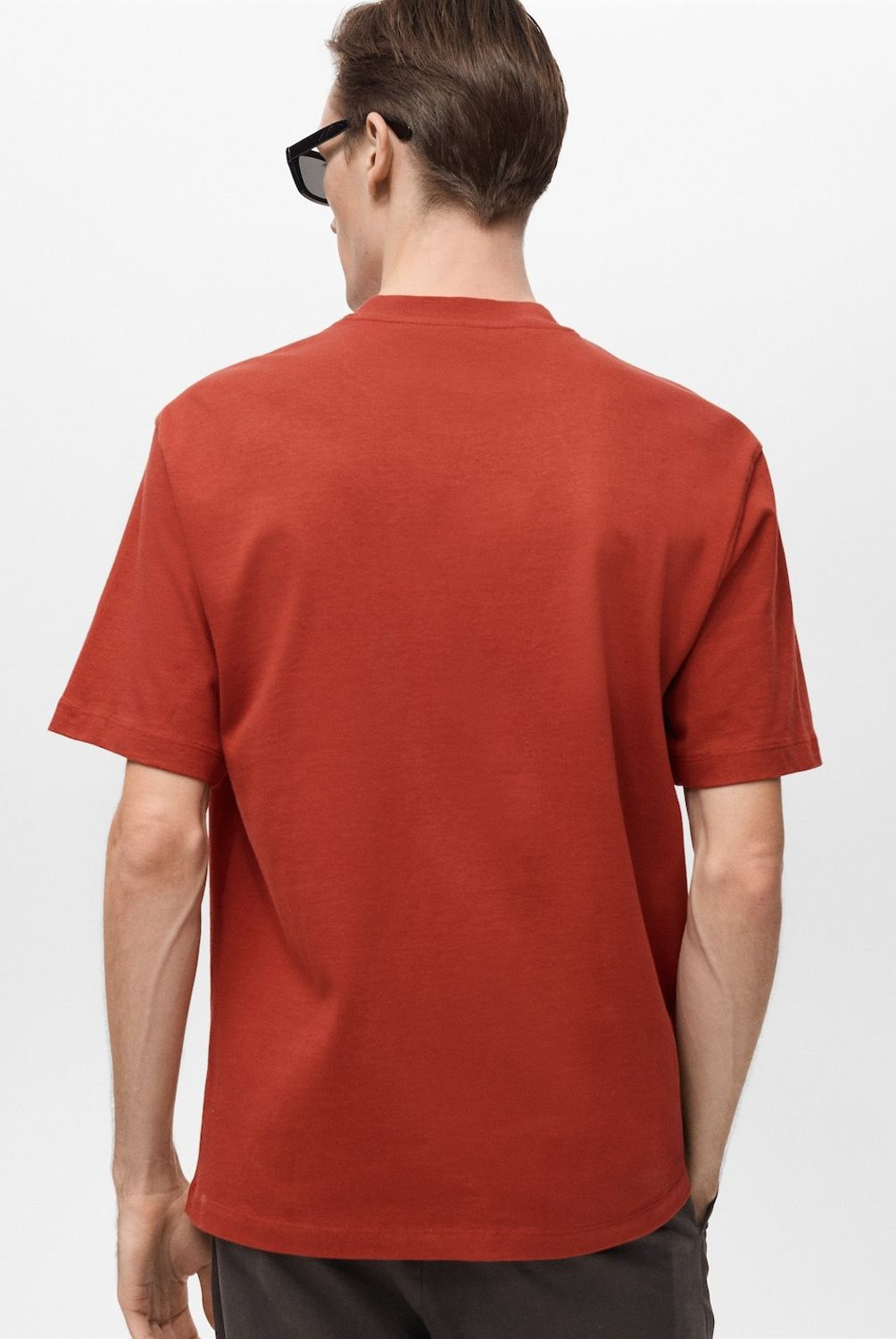 MANGO MAN - Polera 100% Algodón Relaxed Fit Hombre Mango Man