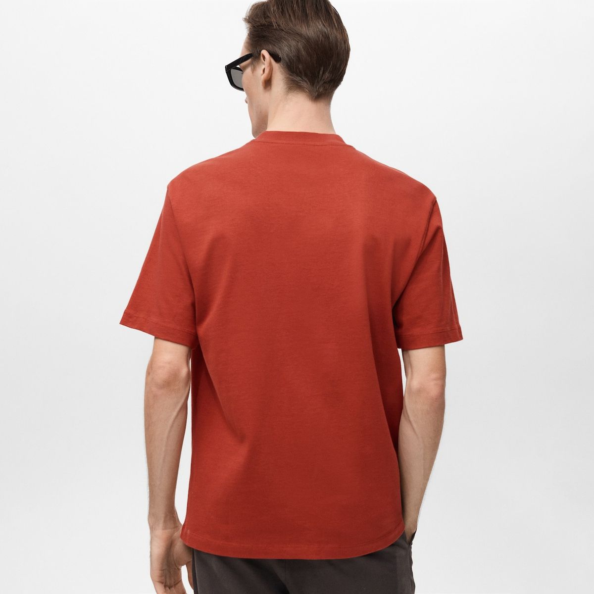 MANGO MAN - Polera Anouk 100% Algodón Relaxed Fit Hombre Mango Man