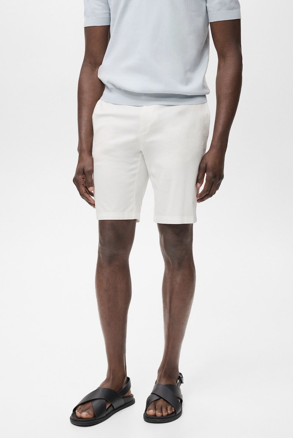 MANGO MAN - Bermuda Gracia Algodón Slim Fit Hombre Mango Man