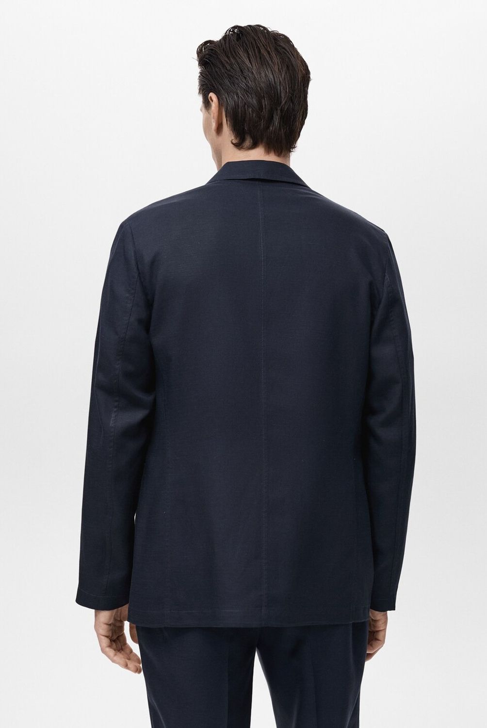 MANGO MAN - Blazer Delave Slim Fit Lino Hombre Mango Man