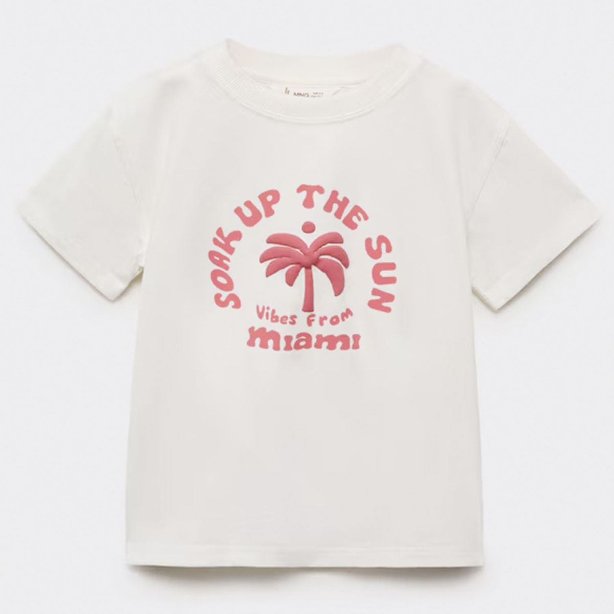 MANGO KIDS - Polera Estampado Relieve Bebé Niño Mango Kids