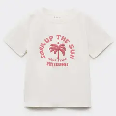 MANGO KIDS - Polera Estampado Relieve Bebé Niño