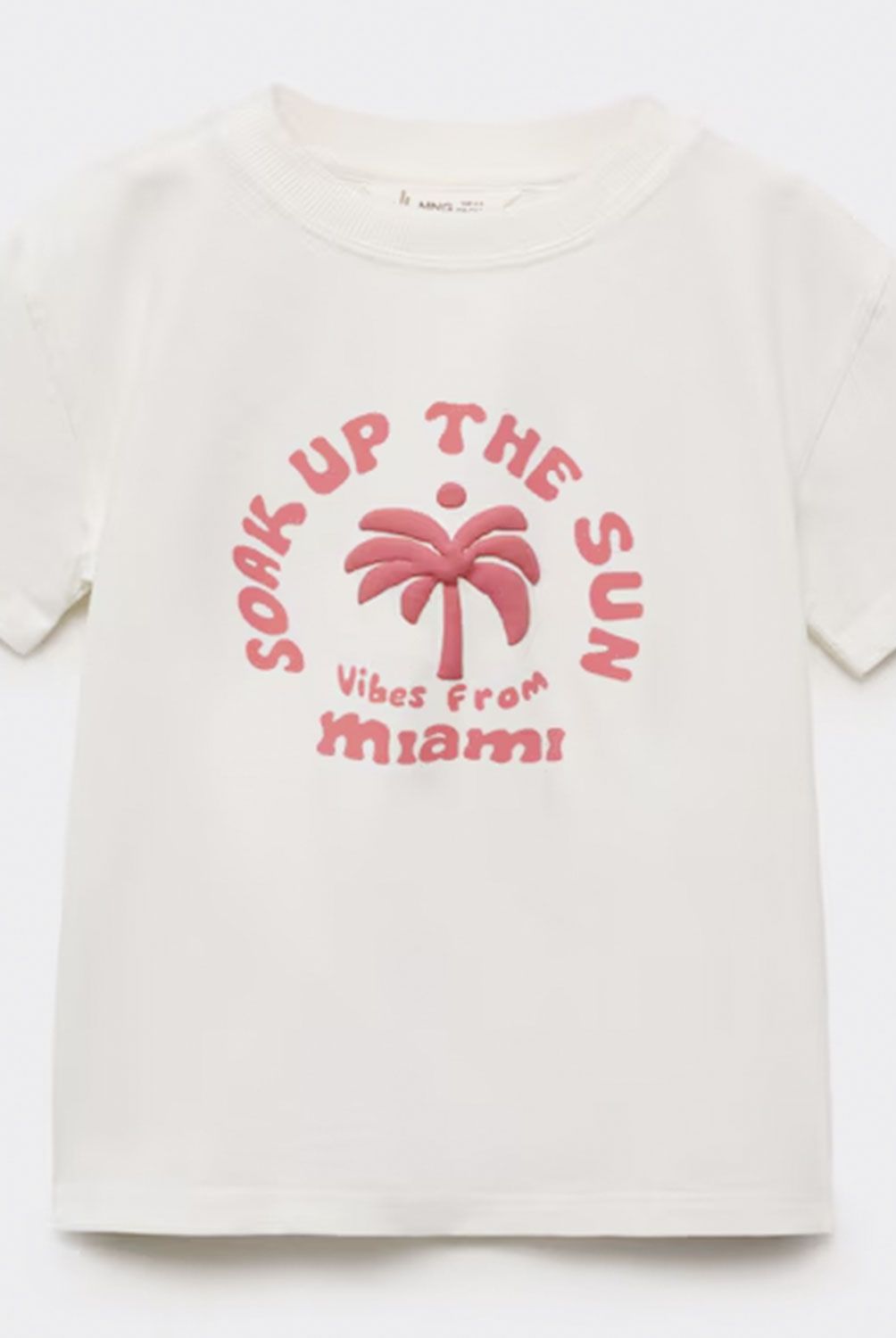 MANGO KIDS - Polera Estampado Relieve Bebé Niño Mango Kids