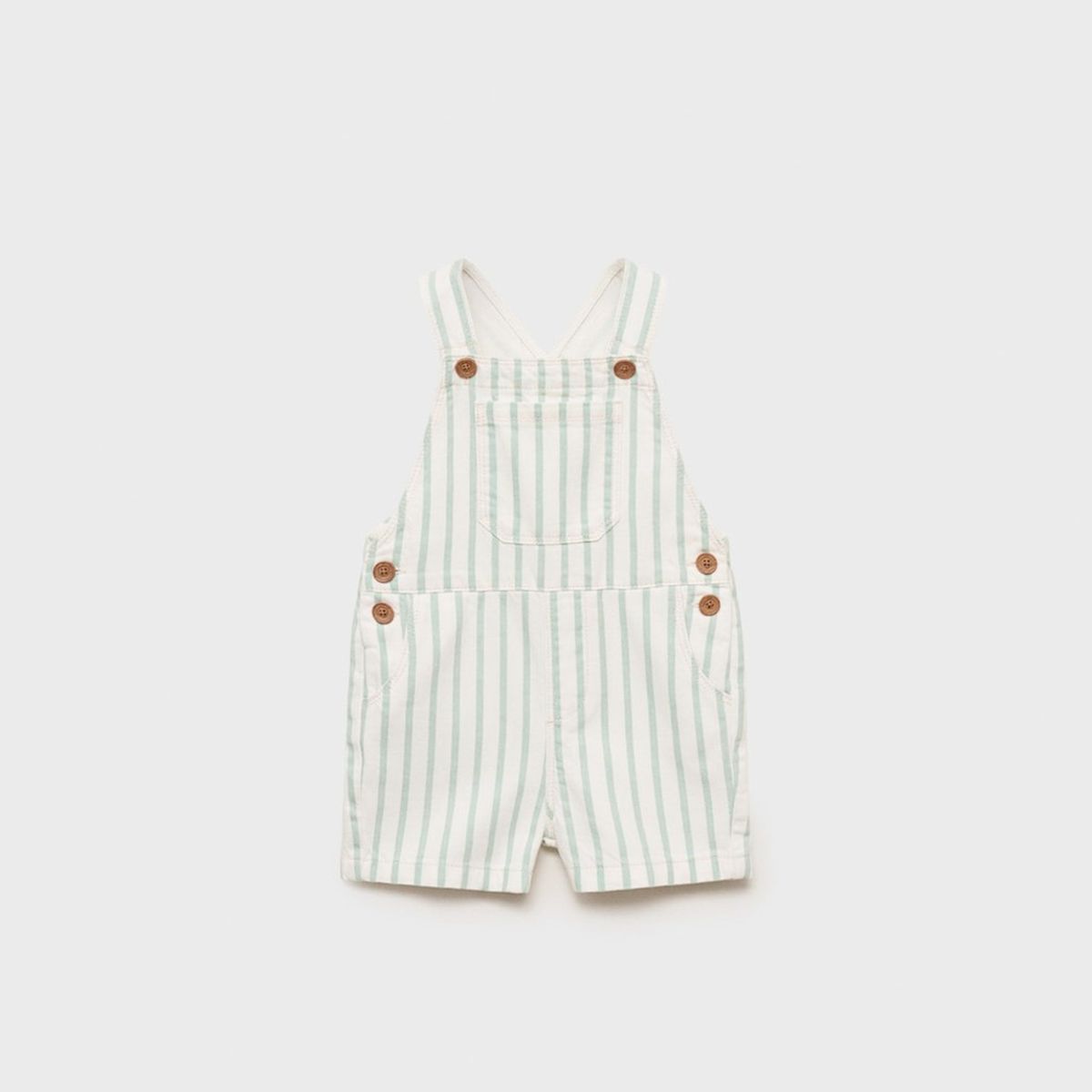 MANGO KIDS - Jardinera Vaquero Rayas Bebé Niño Mango Kids