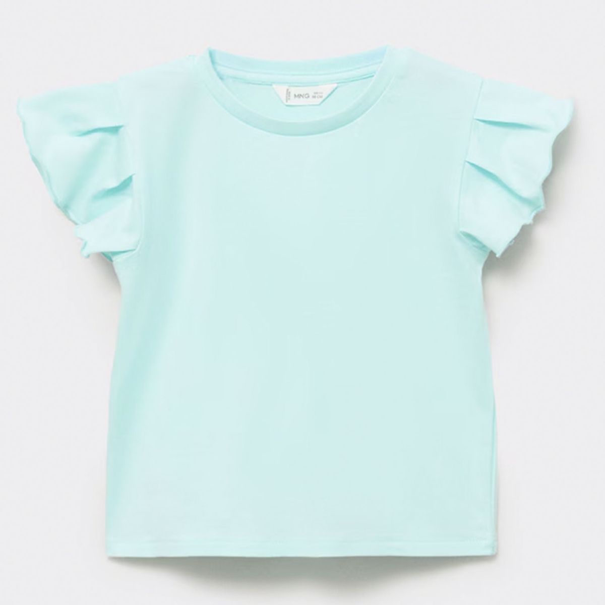 MANGO KIDS - Polera Manga Volante Bebé Niña Mango Kids