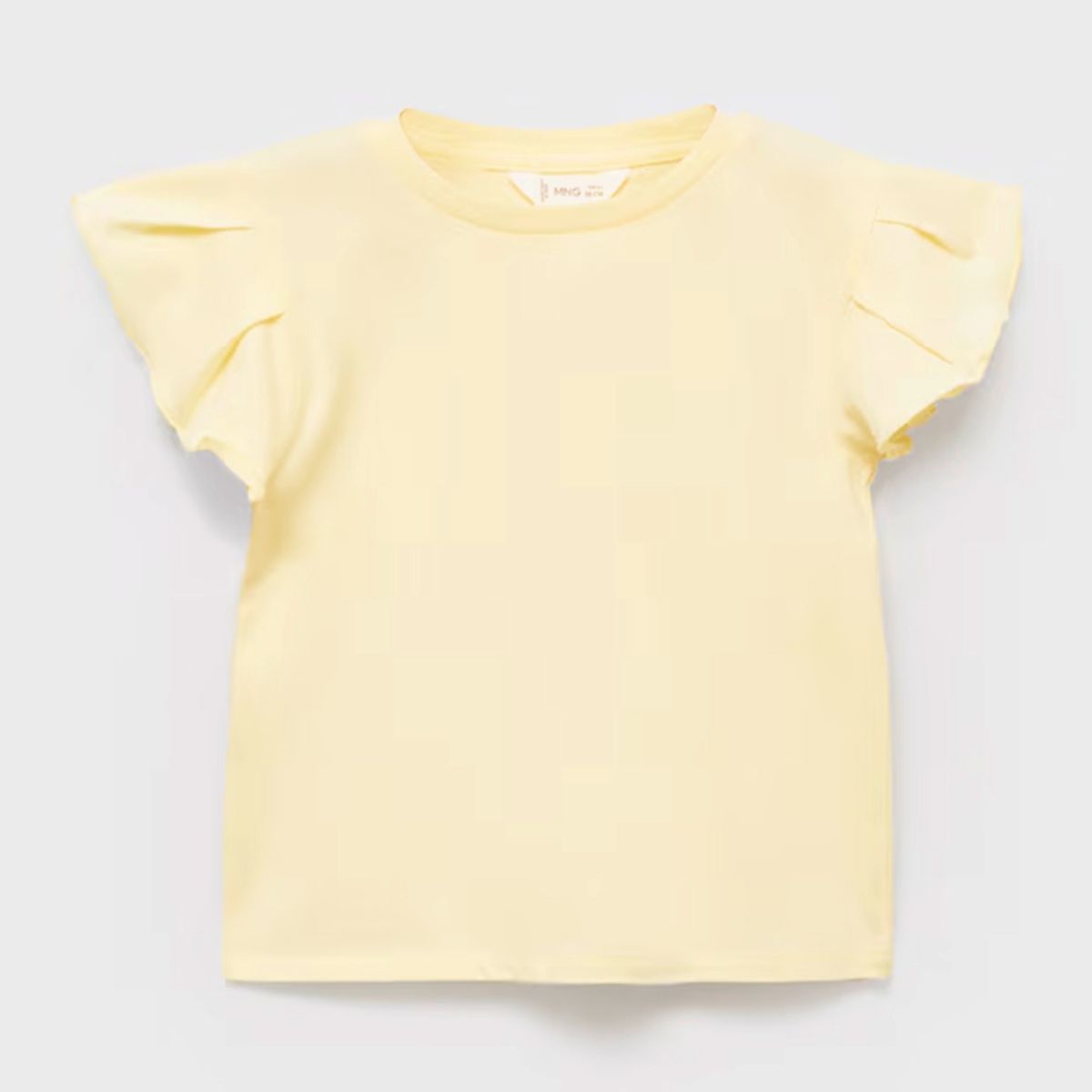 MANGO KIDS - Polera Manga Volante Bebé Niña Mango Kids