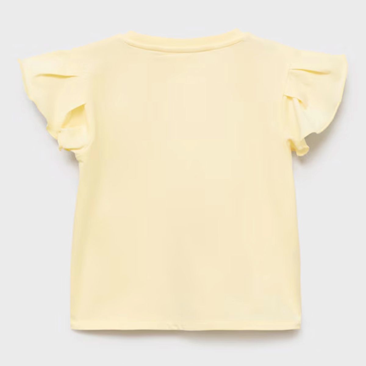 MANGO KIDS - Polera Manga Volante Bebé Niña Mango Kids