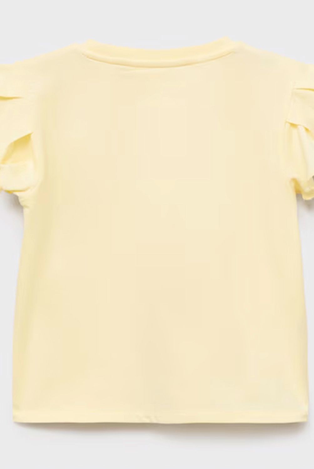 MANGO KIDS - Polera Manga Volante Bebé Niña Mango Kids