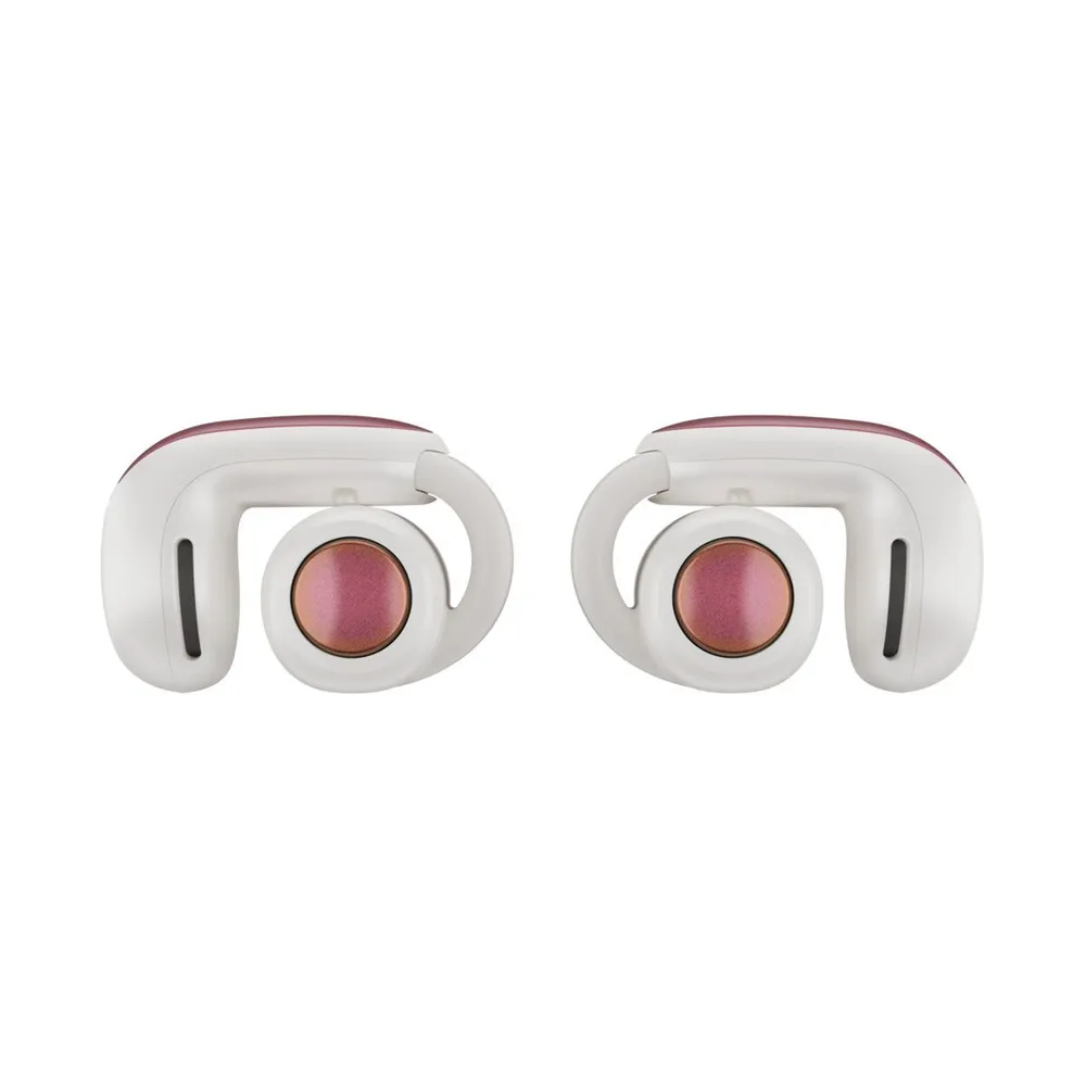 Bose Ultra Open Earbuds Blanco con acentos rosados, foto 3