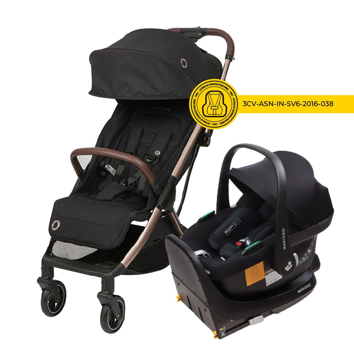 MAXI COSI - Coche Travel System Eva Cabriofix I-Size Maxi Cosi