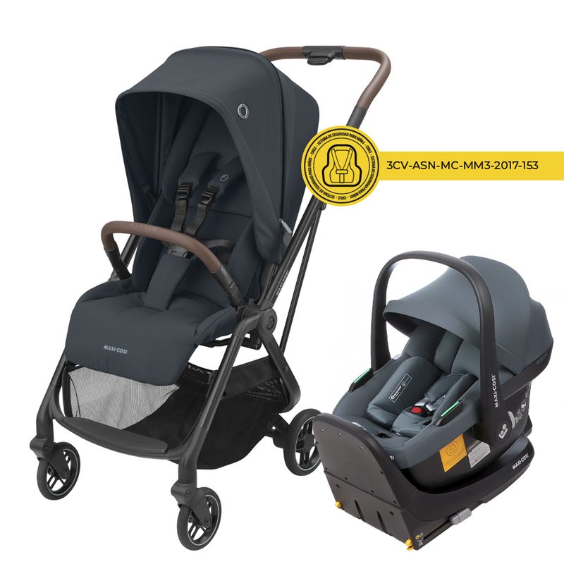 MAXI COSI - Coche Travel System Leona 2 Cabrio Graphite Maxi Cosi