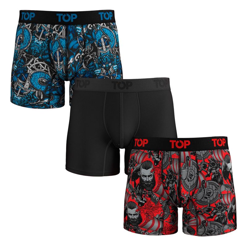 TOP - Pack De 3 Boxer Algodón Hombre Top