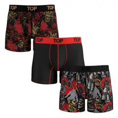 TOP - Pack De 3 Boxer Algodón Hombre