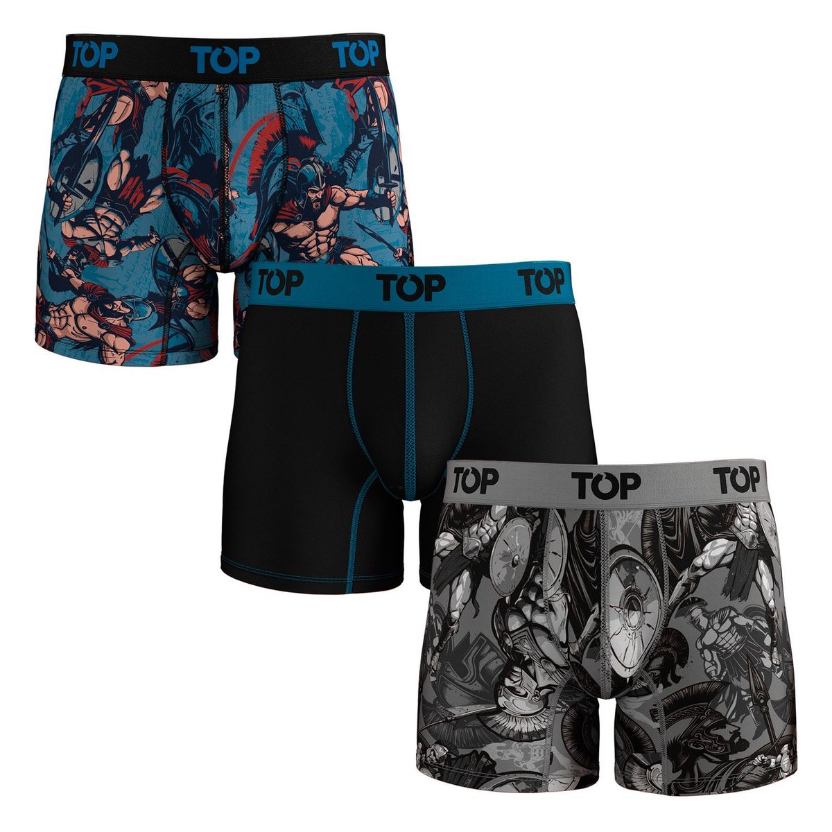 TOP - Pack De 3 Boxer Algodón Hombre Top