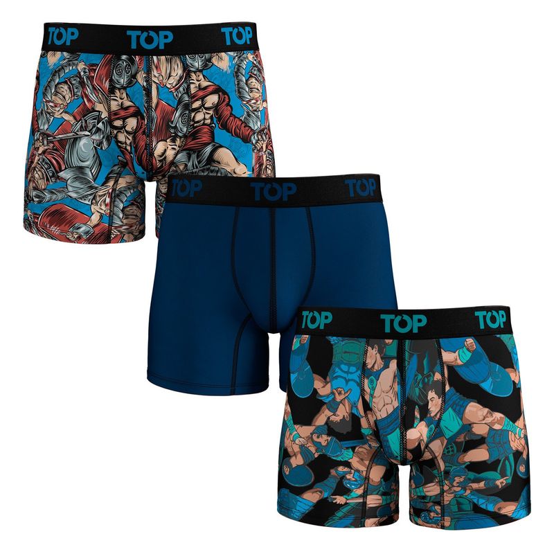 TOP - Pack De 3 Boxer Algodón Hombre Top