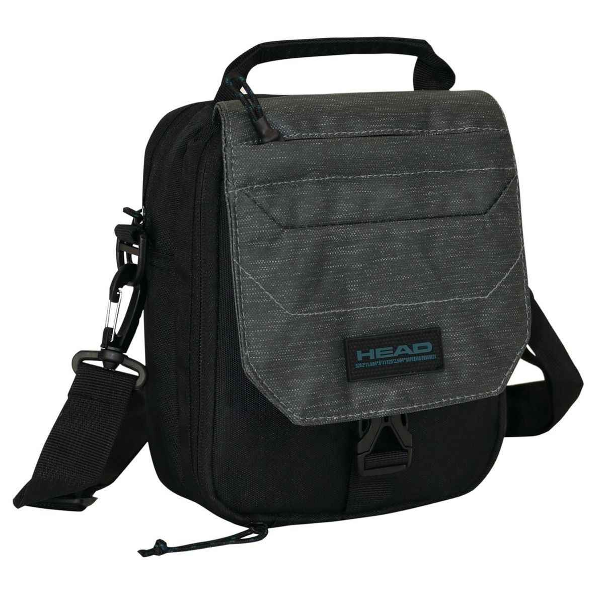 HEAD - Bolso Boxing Melange Reverse Gris Oscuro Head
