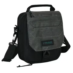 HEAD - Bolso Boxing Melange Reverse Gris Oscuro