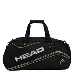 HEAD - Bolso De Viaje Combat 45 Negro Mostaza